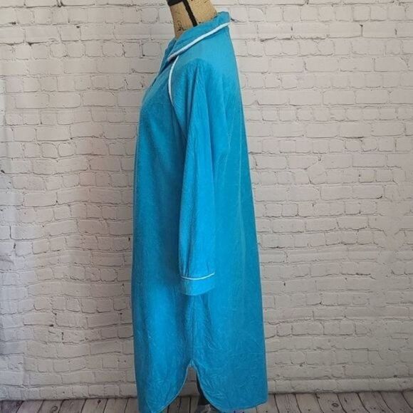 Vintage 80s Blue Bear Kawaii Cozy Pajamas - Picture 4 of 15